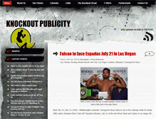 Tablet Screenshot of knockoutpublicity.com